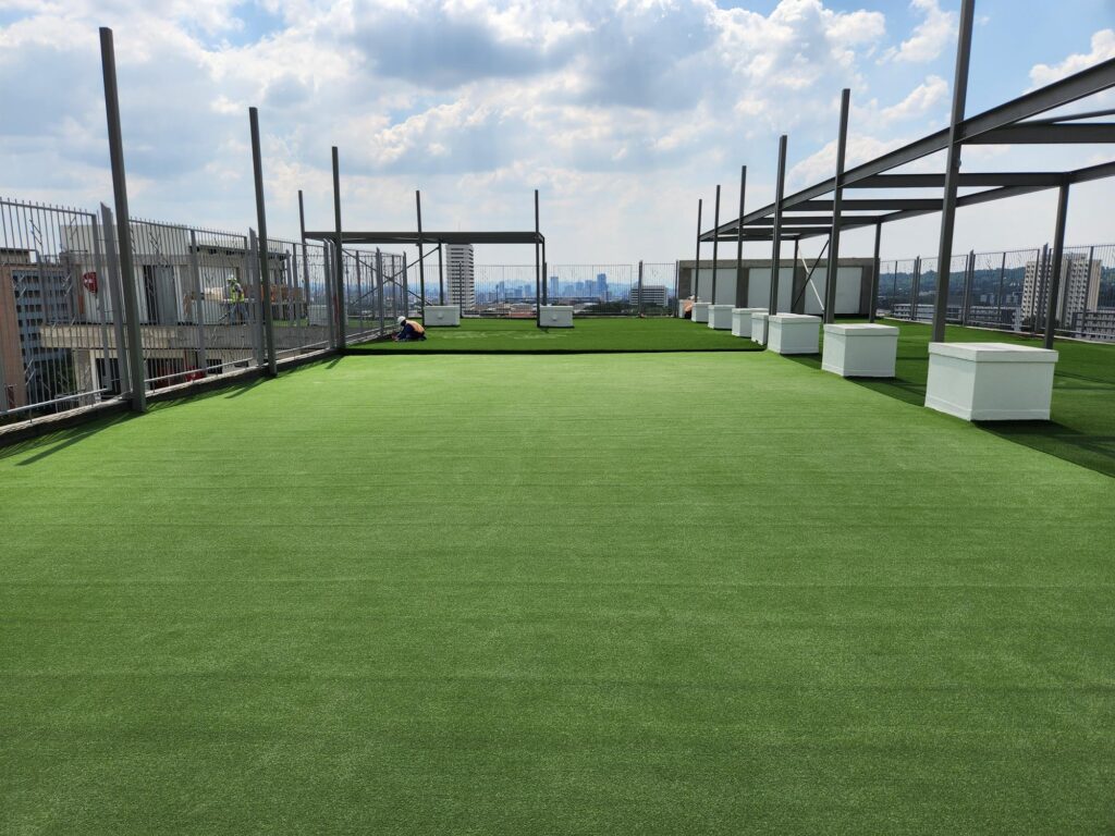 Corporate and commercial artificial grass