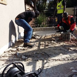 Preparation for new Concrete Slab